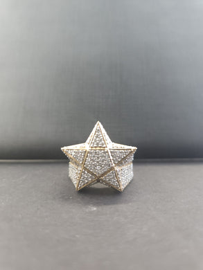 Diamond Men’s Star Ring