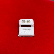 Load image into Gallery viewer, Diamond Heart Earrings