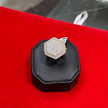 Load image into Gallery viewer, Diamond Hexagon Ring