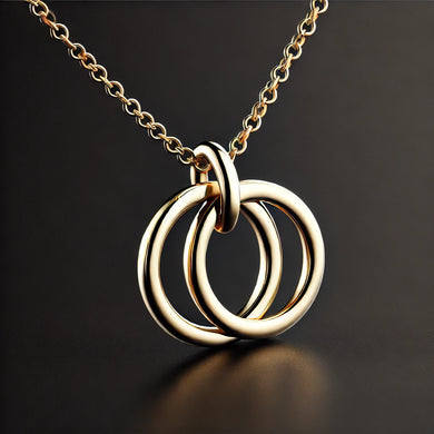 LUCK Two-Circle Pendant