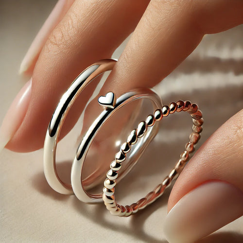 Adjustable Stackable Rings Set