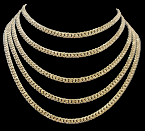 Miami Cuban Chains 6.05mm thickness